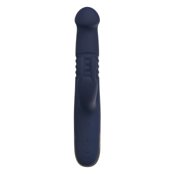 Wibrator króliczek Dreamtoys Goddess Phaedra ciemnoniebieski USB 22 cm