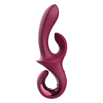 Wibrator króliczek Glam Duo Dreamtoys silikonowy USB 22 cm