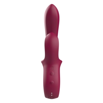 Wibrator króliczek Glam Duo Dreamtoys silikonowy USB 22 cm