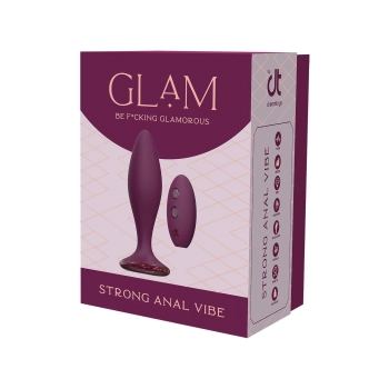 Wibrator analny Glam Strong Dreamtoys z pilotem