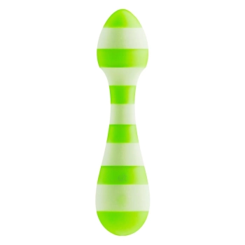 Wibrator wand Glitz Green Girl zielony USB 14,5 cm