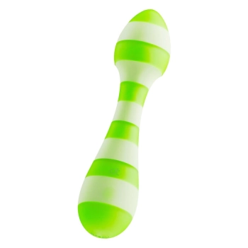 Wibrator wand Glitz Green Girl zielony USB 14,5 cm