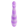 Wibrator punktu G Glitz Purple Pleasure fioletowy USB 15,7 cm