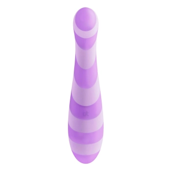 Wibrator punktu G Glitz Purple Pleasure fioletowy USB 15,7 cm