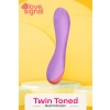 Wibrator silikonowy Twin Toned Dream Toys USB 19 cm