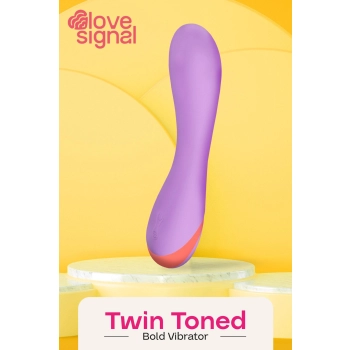 Wibrator silikonowy Twin Toned Dream Toys USB 19 cm