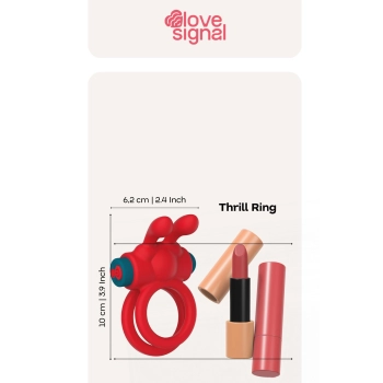 Pierścień erekcyjny wibrujący Dream Toys Thrill Ring USB