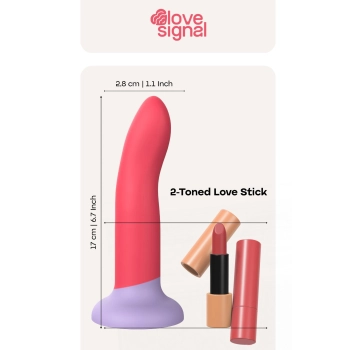 Dildo realistyczne Dream Toys Love Signal silikonowe 20.5 cm