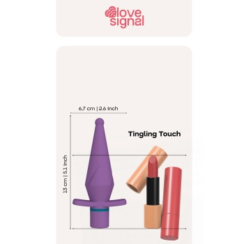 Korek analny wibrujący Tingling Touch Dream Toys silikonowy 13 cm USB