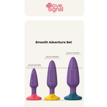Zestaw silikonowych korków analnych treningowych Dream Toys