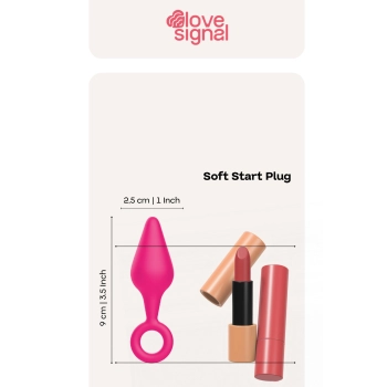 Korek analny Soft Start silikonowy Dream Toys 9 cm
