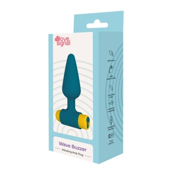 Korek analny wibrujący Wave Buzzer Dream Toys silikonowy USB 10 cm