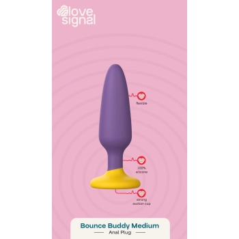 Korek analny silikonowy Bounce Buddy Medium Dream Toys 11 cm