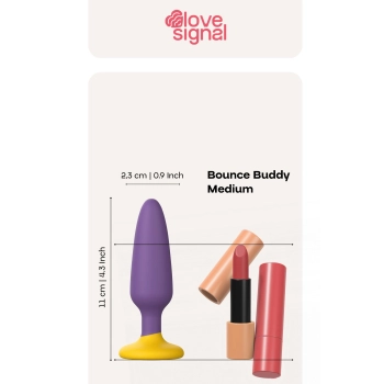 Korek analny silikonowy Bounce Buddy Medium Dream Toys 11 cm