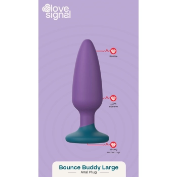 Korek analny Bounce Buddy Large silikonowy 13 cm