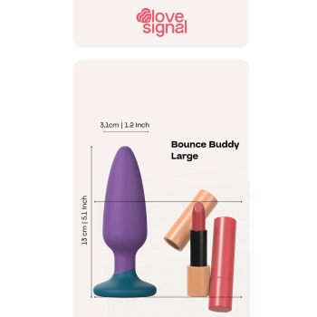 Korek analny Bounce Buddy Large silikonowy 13 cm