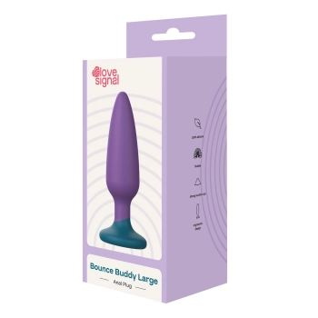 Korek analny Bounce Buddy Large silikonowy 13 cm