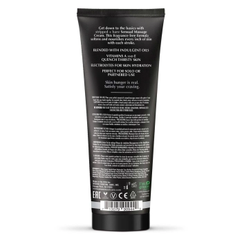 WICKED SENSUAL MASSAGE CREAM 120ML STRIPPED AND BARE UNSCENTED
