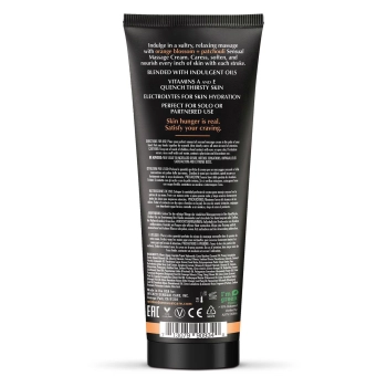 WICKED SENSUAL MASSAGE CREAM 120ML ORANGE BLOSSOM AND PATCHOULI SCENTED
