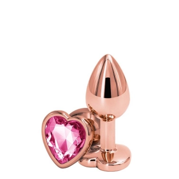 REAR ASSETS ROSE GOLD HEART S PINK