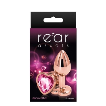 REAR ASSETS ROSE GOLD HEART S PINK