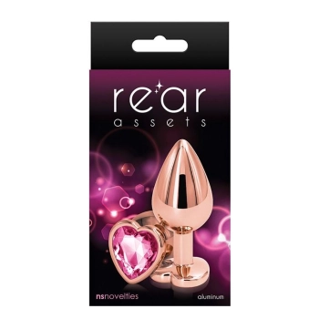 REAR ASSETS ROSE GOLD HEART M PINK