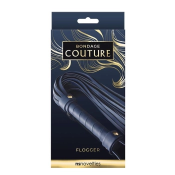 BONDAGE COUTURE FLOGGER BLUE