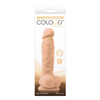 COLOURS PLEASURES VIBE 5" DILDO FLESH