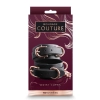 BONDAGE COUTURE WRIST CUFFS BLACK
