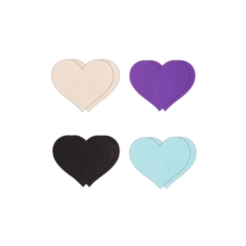 PRETTY PASTIES HEART I ASSORTED 4 PAIR