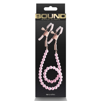 BOUND NIPPLE CLAMPS DC1 PINK