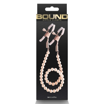 BOUND NIPPLE CLAMPS DC1 ROSE GOLD