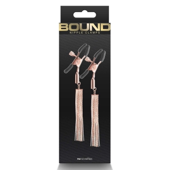 BOUND NIPPLE CLAMPS D2 ROSE GOLD