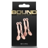 BOUND NIPPLE CLAMPS C1 ROSE GOLD