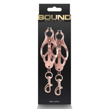 BOUND NIPPLE CLAMPS C3 ROSE GOLD
