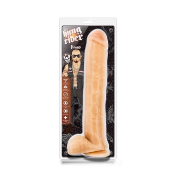 Dildo PVC Blush Hung Rider Bruno 14 cali 6,1 cm