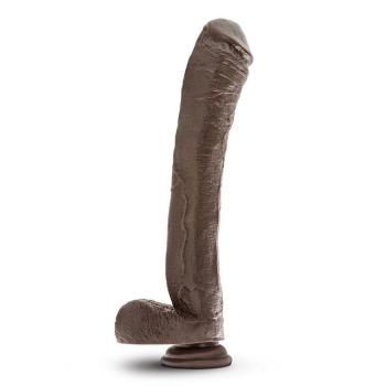 DR. SKIN MR. ED 13INCH DILDO CHOCOLATE
