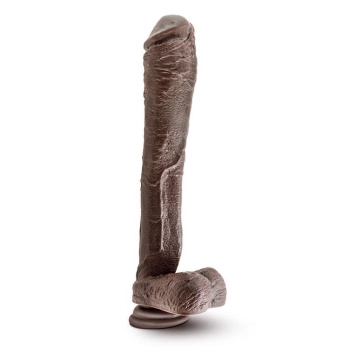 DR. SKIN MR. ED 13INCH DILDO CHOCOLATE