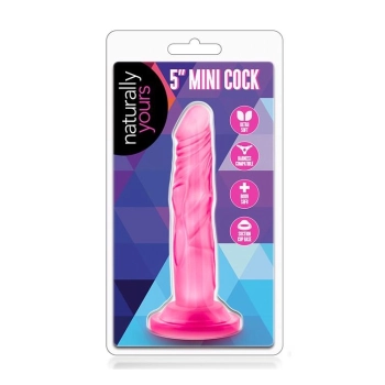 NATURALLY YOURS 5INCH MINI COCK PINK