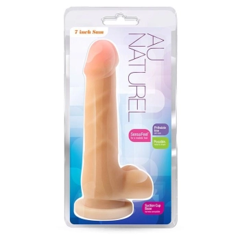 Dildo realistyczne Blush Au Naturel beżowe 18 cm