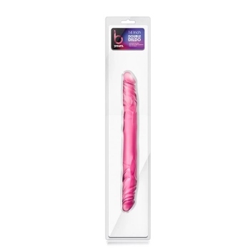 B YOURS 14INCH DOUBLE DILDO PINK