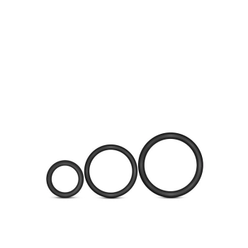 PERFORMANCE VS4 COCK RING SET BLACK