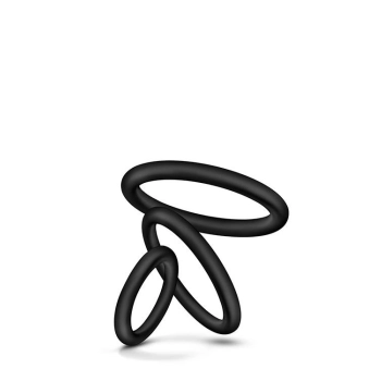 PERFORMANCE VS4 COCK RING SET BLACK