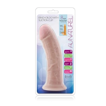 AU NATURAL 8INCH DILDO VANILLA