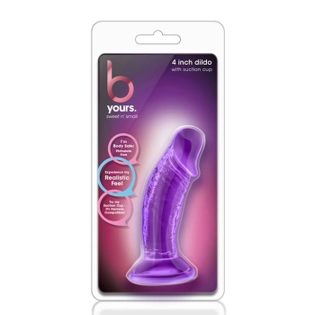 B YOURS SWEET N SMALL 4INCH DILDO PURPLE
