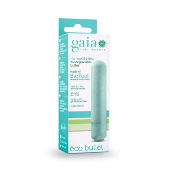 Wibrator mini Gaia Eco Bullet Blush aqua PLA 1,2 cm AAA