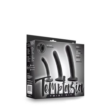 TEMPTASIA TWIST KIT SET OF THREE BLACK