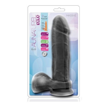 Dildo realistyczne Au Naturel Bold Massive Blush TPE 9 cali