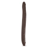 DR. SKIN 16INCH DOUBLE DILDO CHOCOLATE