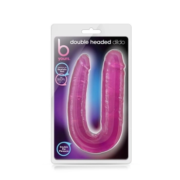 B YOURS DOUBLE HEADED DILDO PINK